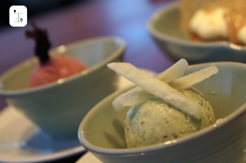 different flavour ice-cream made by the Shatin 18 Hyatt Regency Shatin Hong Kong