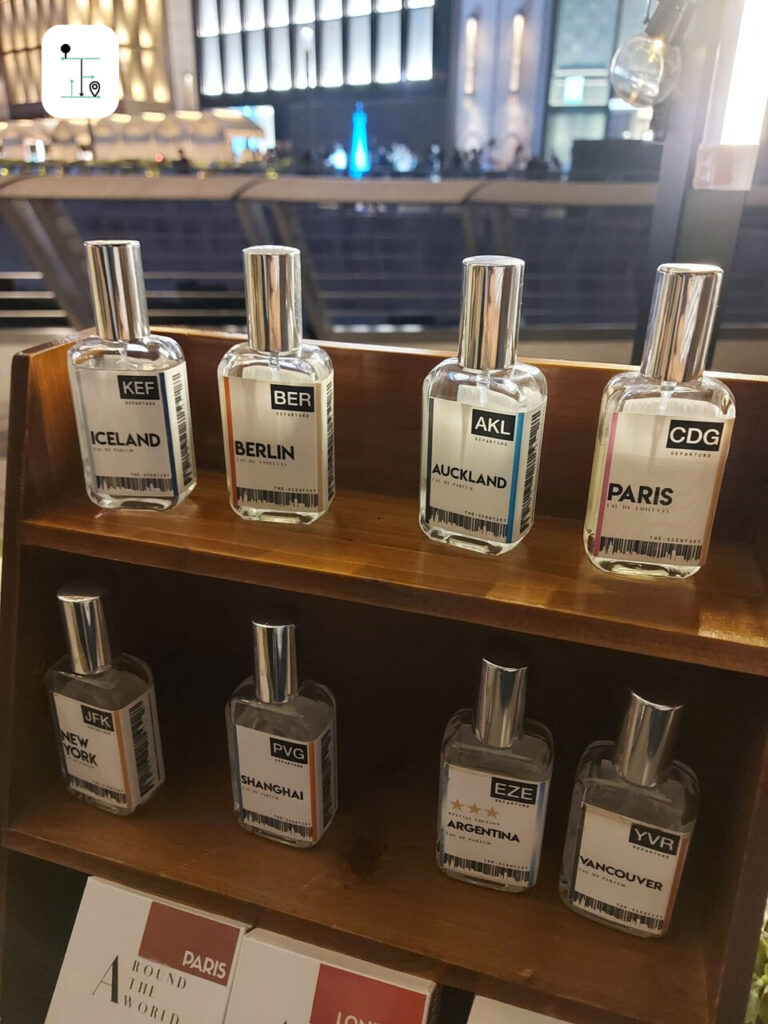 Different scents from different city around the world by the Scentists Hong Kong