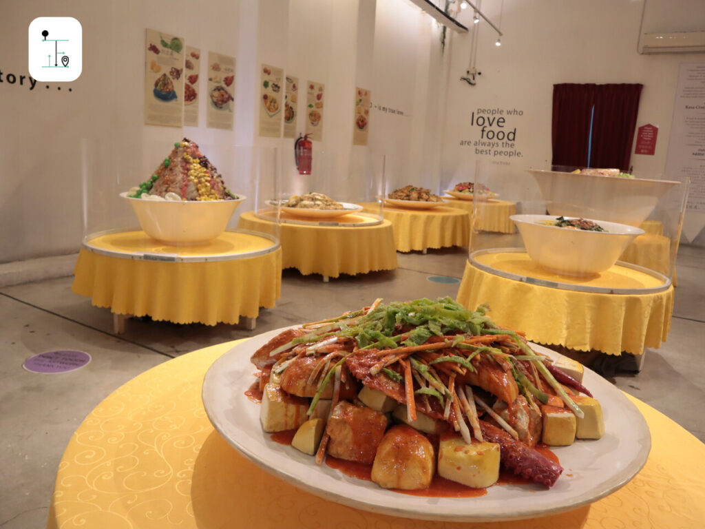 檳城食物狂想館的大型食物模型，都是用將原本食物乘100倍製作。