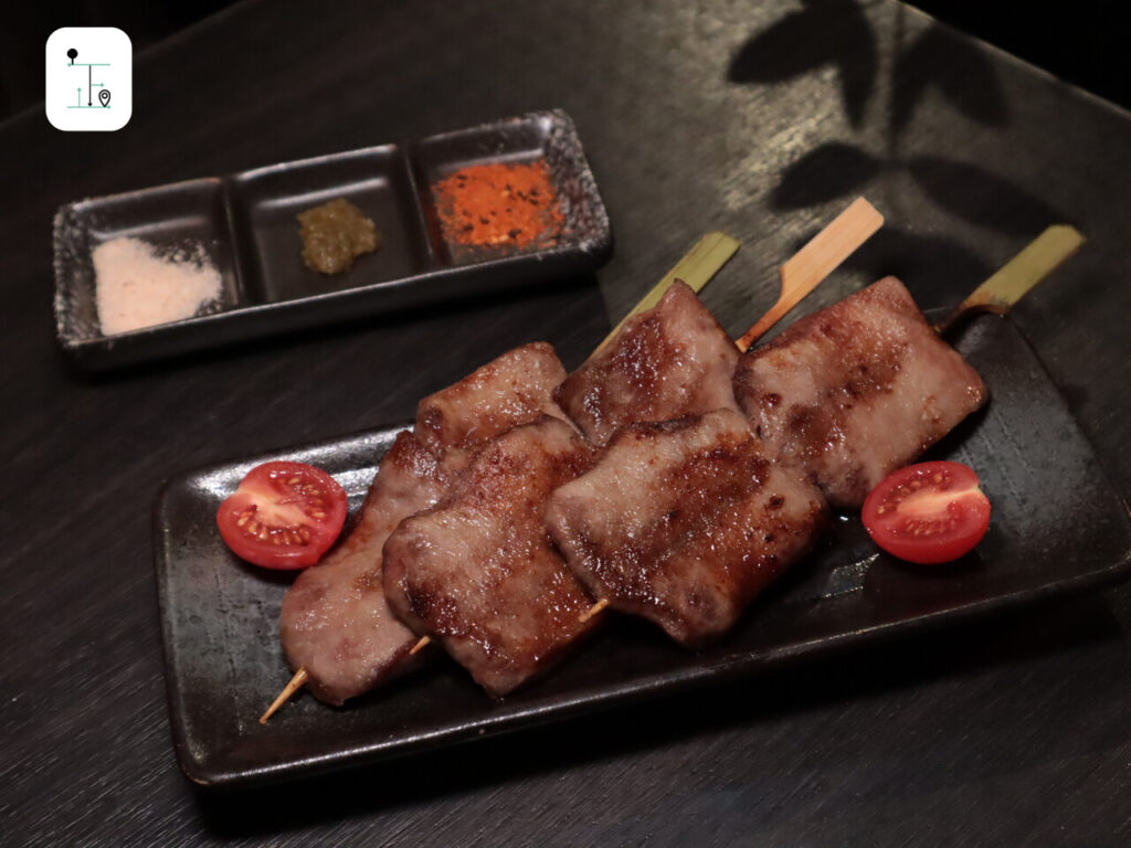 grilled ox-tongue 串燒牛舌心 Biliabala