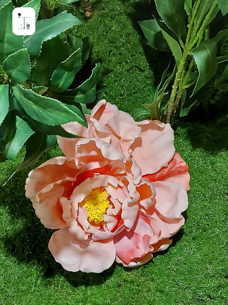 ceramic peony by Leo Wong Ceramics in Eslite Bookshop Tsim Sha Tsui Branch Hong Kong