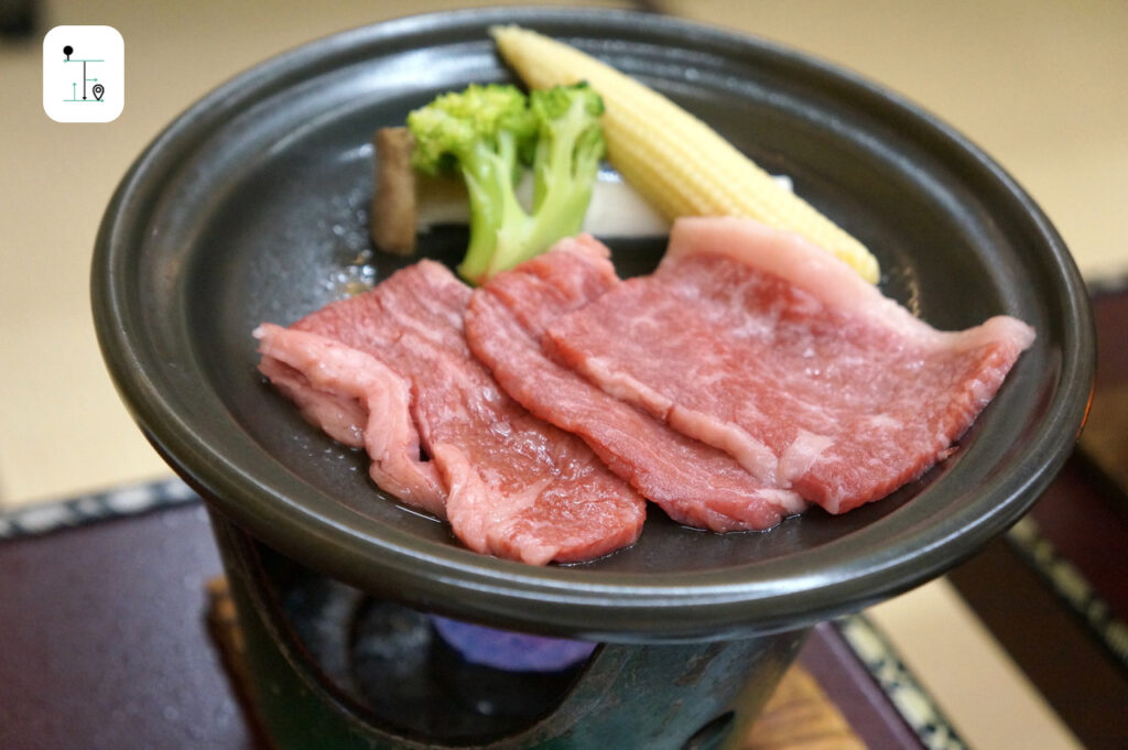 Grilled Hida Beef in the Hotel Gujo Hachiman