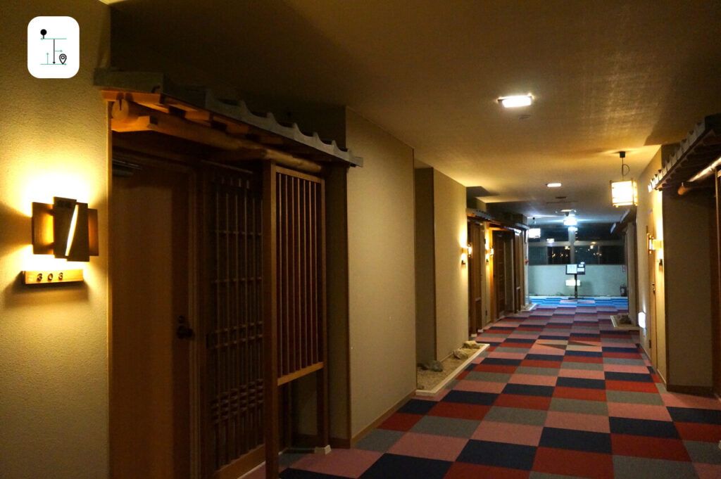 guest floor in the main building, the Hotel Gujo Hachiman