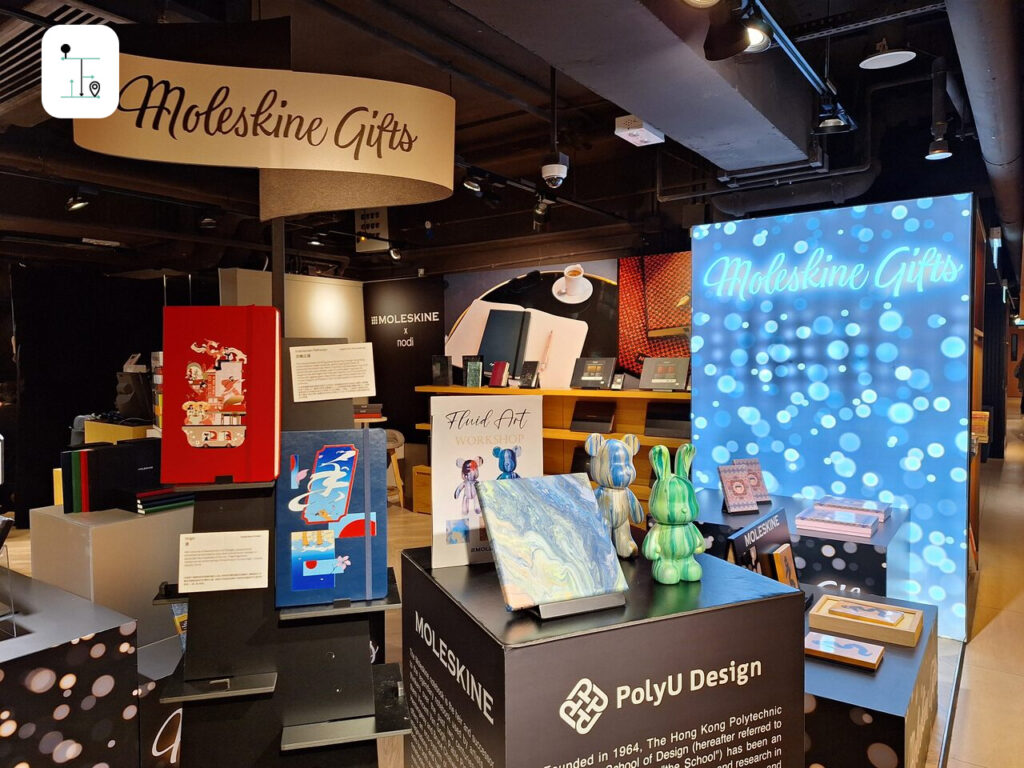 Moleskine gifts counter in Eslite Bookstore