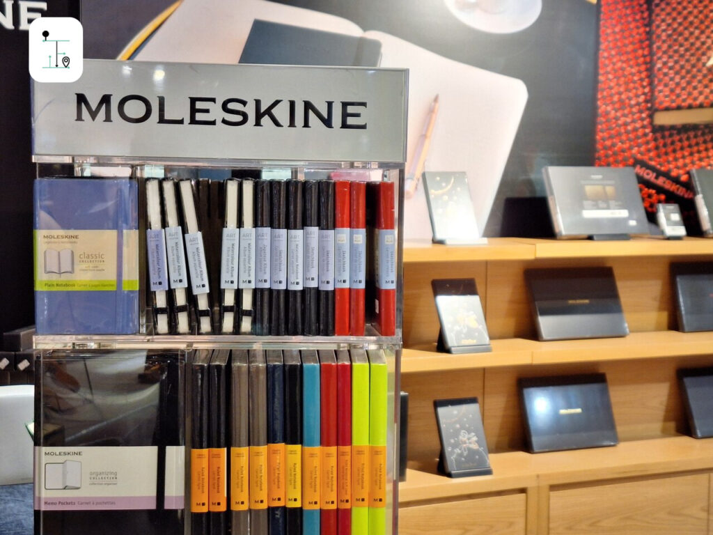 Moleskine notebook in sale in Eslite bookstore