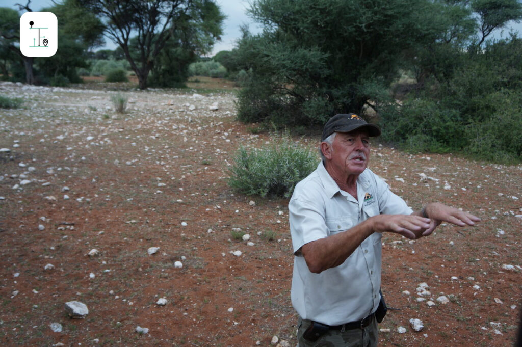 Dr JC Kriek gave a little lecture about his Private Game Reserve.