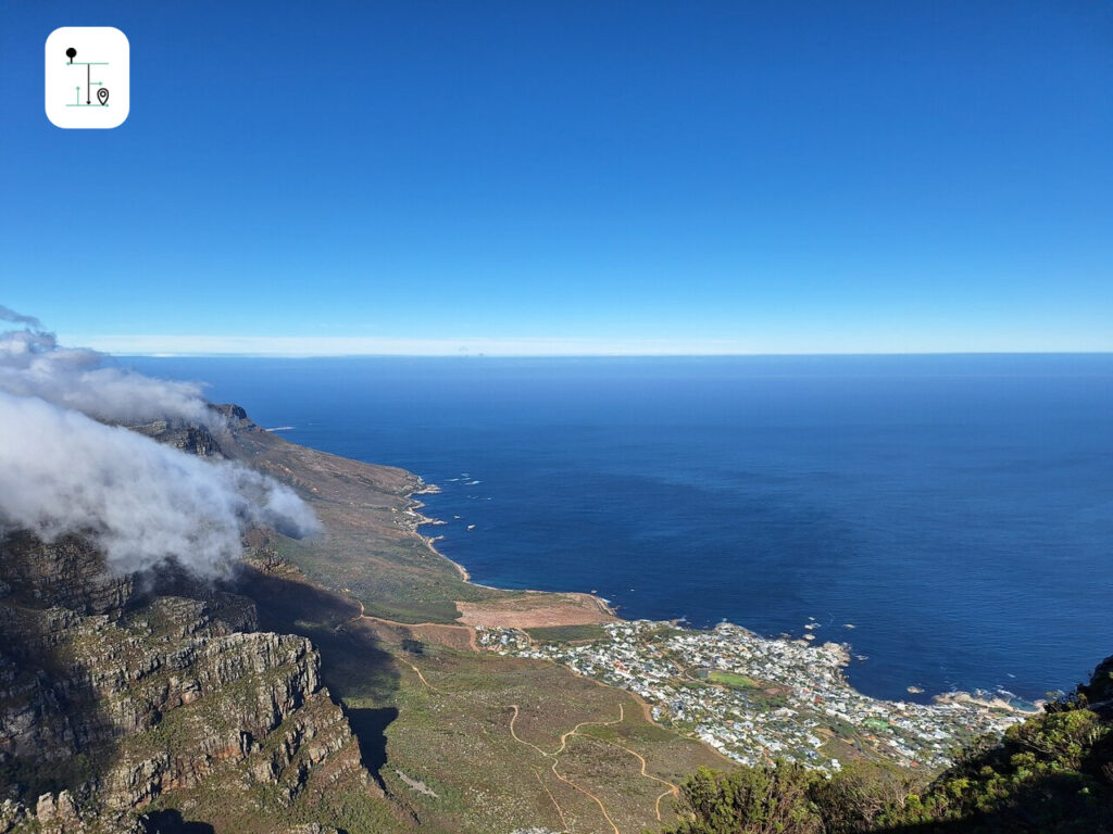 Camps Beach is on another side of the Table Mountain.