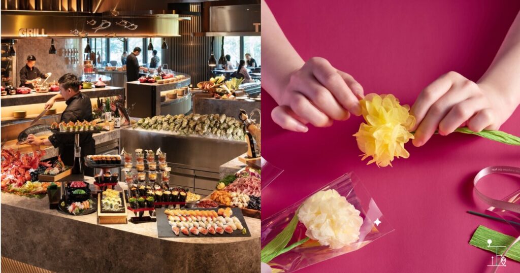 Royal Alva Hotel offer buffet and flower during the weekend of the Mother's Day.