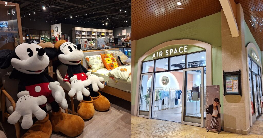 麗寶Outlet Mall內的商店挺多元化，不少台灣本土品牌也在此設店。