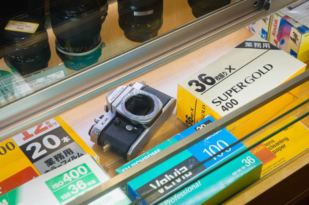 Film and vintage camera shop in Causeway Bay