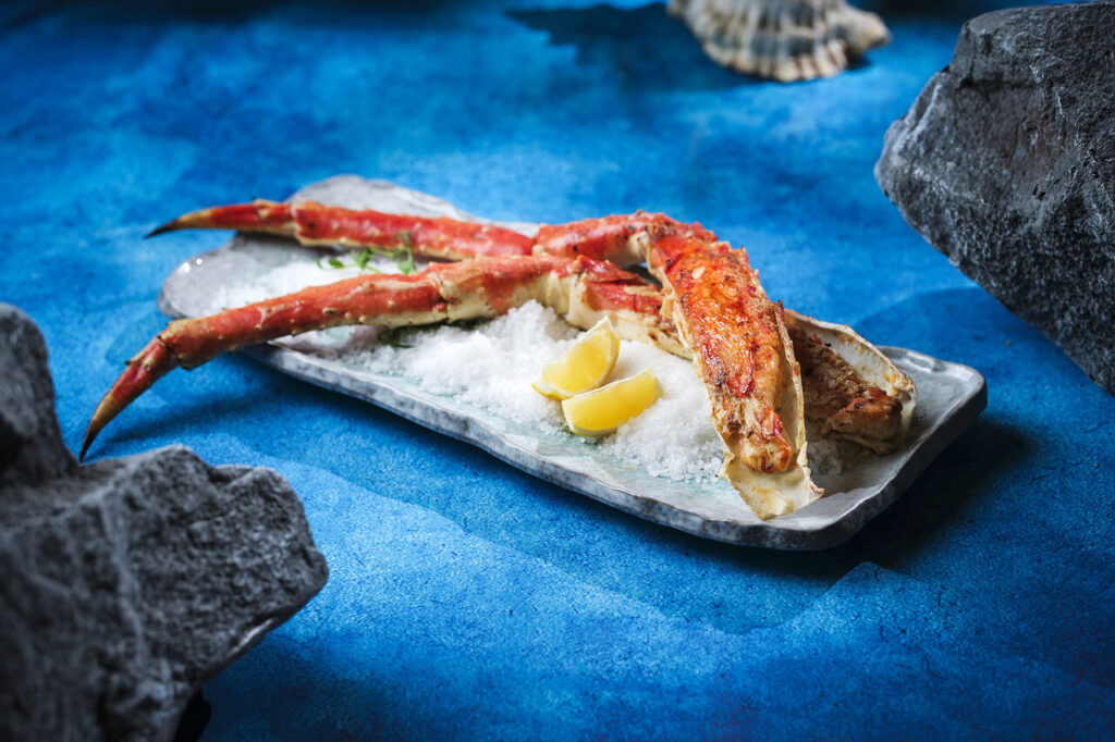 Grilled Alaskan King Crab Leg