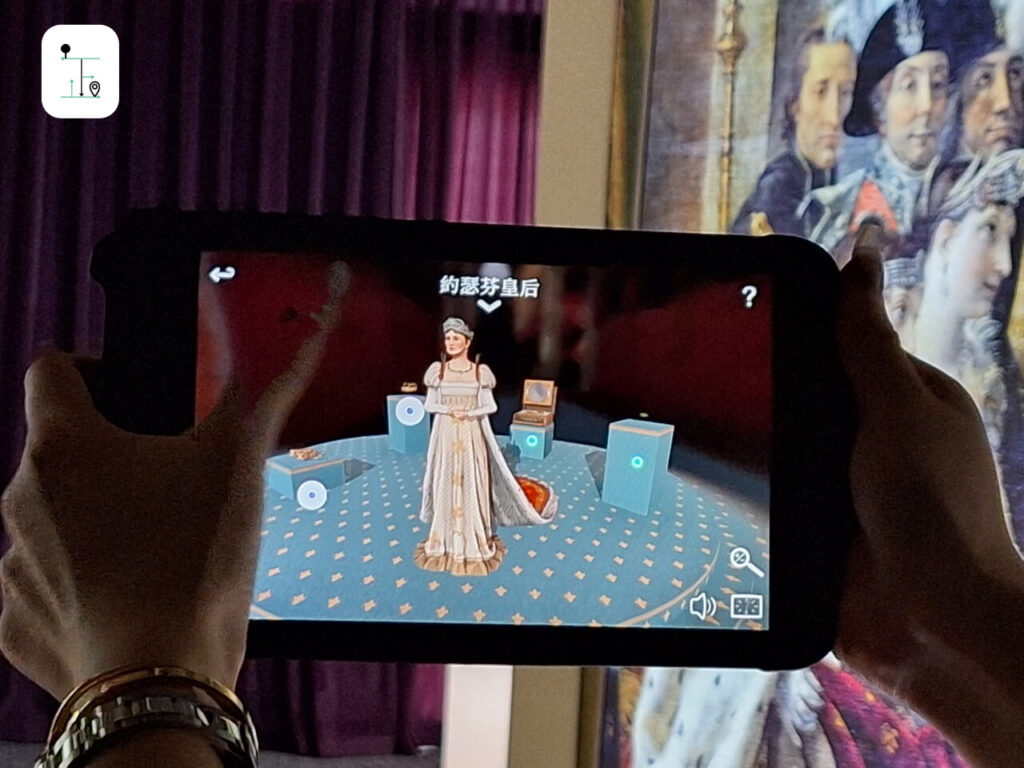 Visionair in Hong Kong VR & AR experience of Notre-Dame de Paris. Queen Josephine, Napoleon's wife.