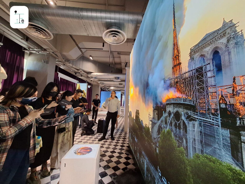 Visionair in Hong Kong VR & AR experience of Notre-Dame de Paris.