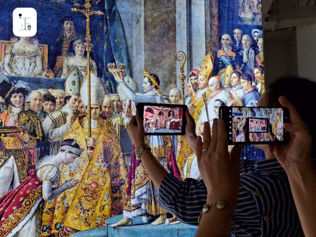 Guests for taking interesting photos for Notre-Dame de Paris inside the Visionair, Hong Kong.